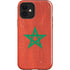 Morocco Flag Distressed iPhone 12 Impact Case